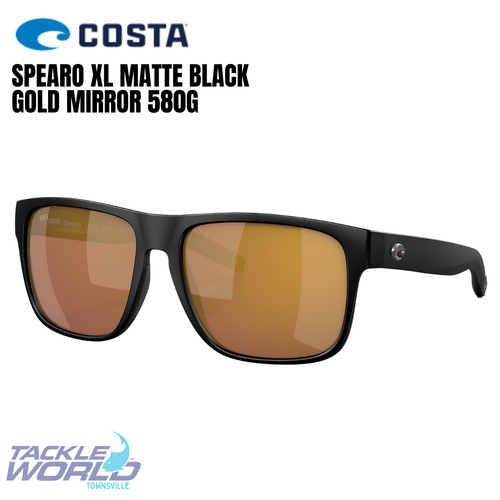 Costa Spero XL Matte Black Gold Mirror 580G