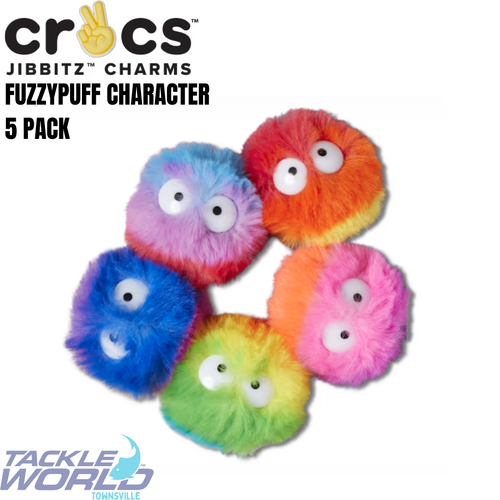 Crocs JIBBITZ FuzzyPuff Characters 5 Pack