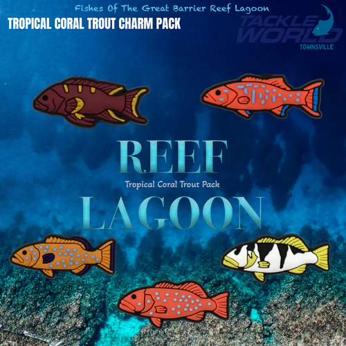 Reef Lagoon Tropical Coral Trout Charm Pack