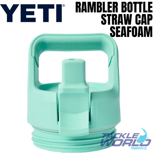 Yeti Rambler Bottle Straw Cap Seafoam