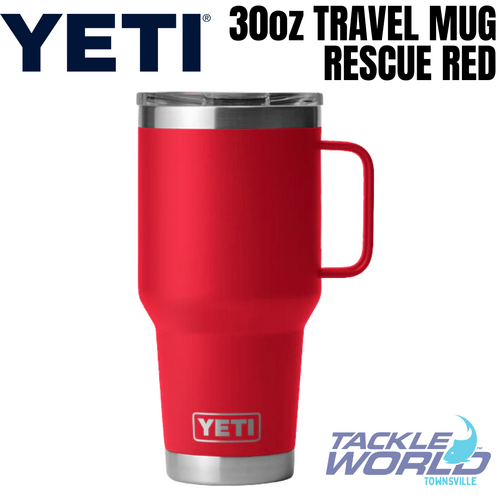 Yeti 30oz Travel Mug (887ml) Rescue Red with Stronghold Lid