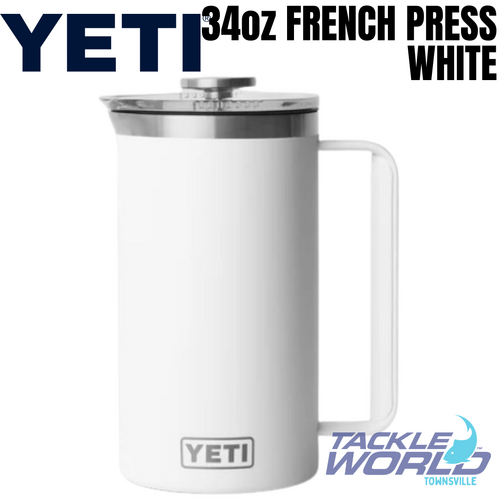 Yeti Rambler 34oz French Press White