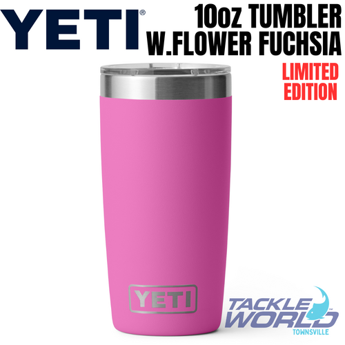 Yeti 10oz Tumbler (295ml) Wildflower Fuchsia with Magslider Lid