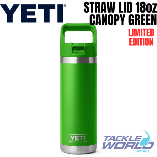 Yeti 18oz Bottle (532ml) Canopy Green with Straw Lid