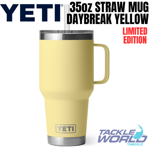 Yeti 35oz Straw Mug (1L) Daybreak Yellow with Straw Lid