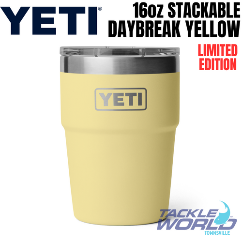 Yeti 16oz Stackable Cup (473ml) Daybreak Yellow with Magslider Lid