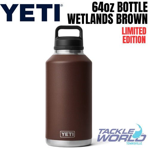 Yeti 64oz Bottle (1.89L) Wetlands Brown with Chug Cap