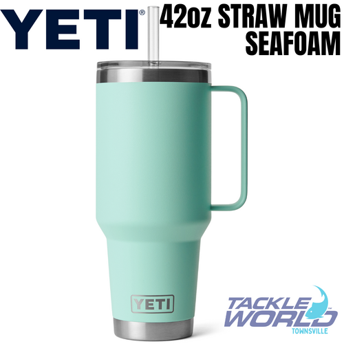 Yeti 42oz Straw Mug (1.2L) Seafoam with Straw Lid