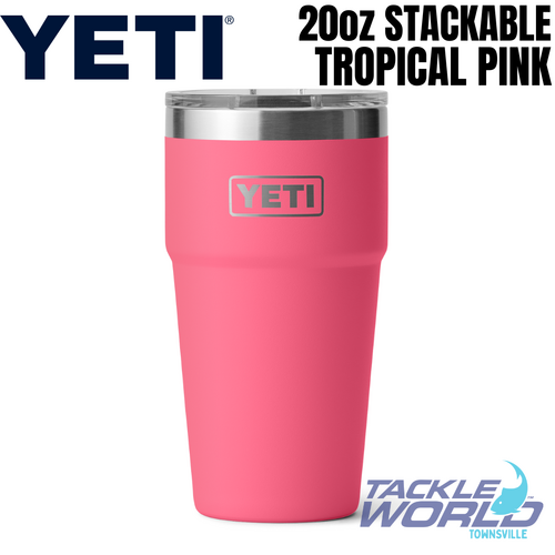 Yeti 20oz Stackable Cup (591ml) Tropical Pink with Magslider Lid