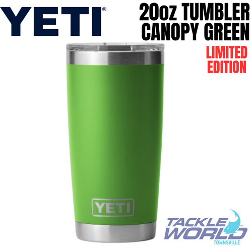 Yeti 20oz Tumbler (591ml) Canopy Green with Magslider Lid