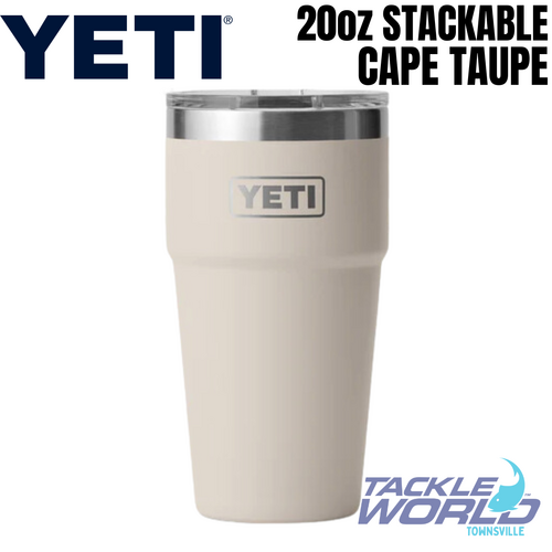 Yeti 20oz Stackable Cup (591ml) Cape Taupe with Magslider Lid