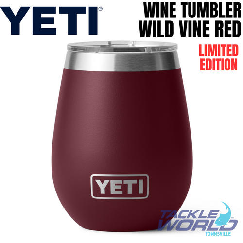 Yeti 10oz Wine Tumbler (295ml) Wild Vine Red with Magslider Lid 