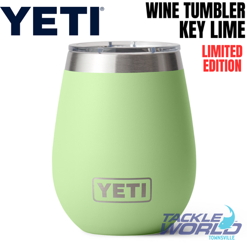 Yeti 10oz Wine Tumbler (295ml) Key Lime with Magslider Lid 