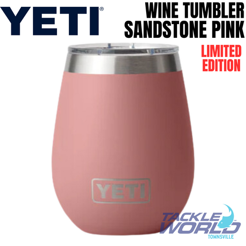 Yeti 10oz Wine Tumbler (295ml) Sandstone Pink with Magslider Lid 