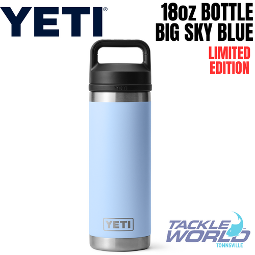 Yeti 18oz Bottle (532ml) Big Sky Blue with Chug Cap