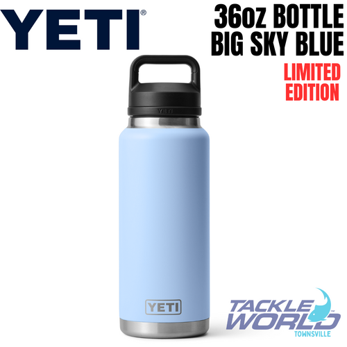 Yeti 36oz Bottle (1L) Big Sky Blue with Chug Cap