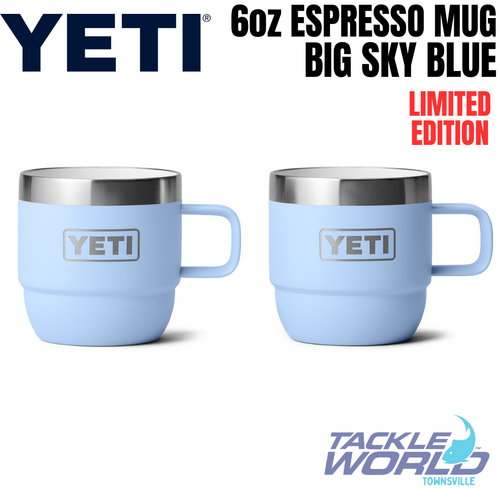 Yeti Rambler 6oz Espresso Mug (177ml) 2pk Big Sky Blue