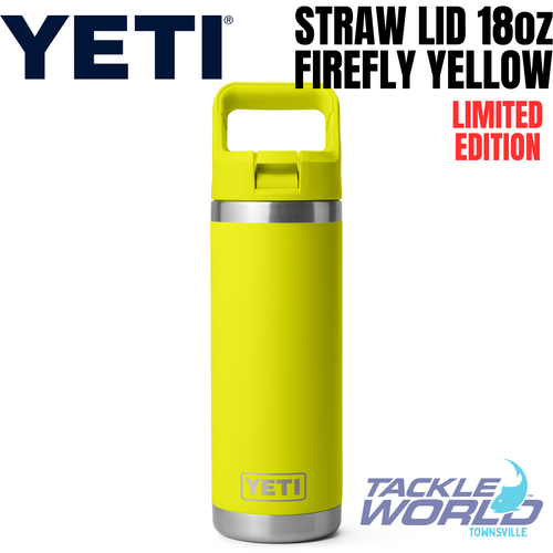 Yeti 18oz Bottle (532ml) Firefly Yellow with Straw Lid