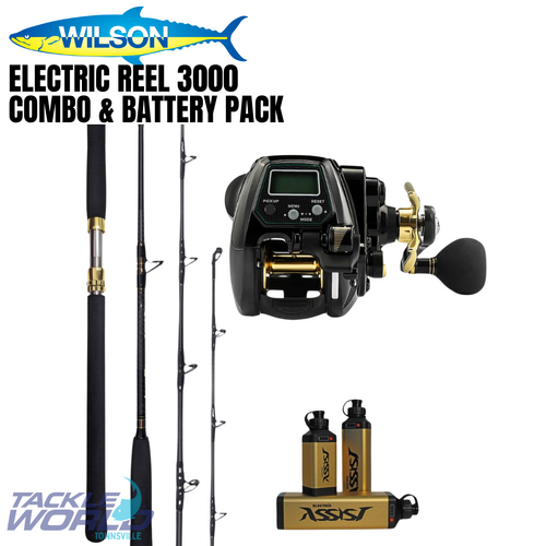 Combo Wilson Electric Reel 3000/3.5AH/RLFEA1S