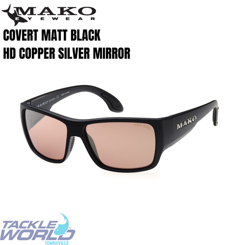 Mako COVERT G3H9 Matt Black HD Copper Sliver Mirror