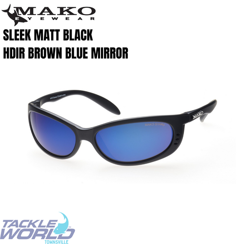 Mako SLEEK G1HR6 Matt Black HDIR Brown Blue Mirror