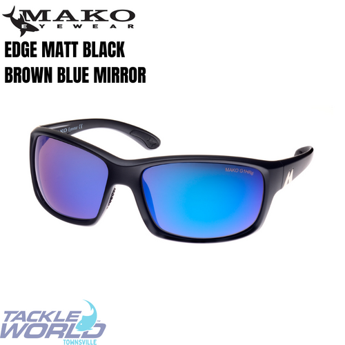 Mako EDGE G1HR6 Matt Black HDIR Brown Blue Mirror