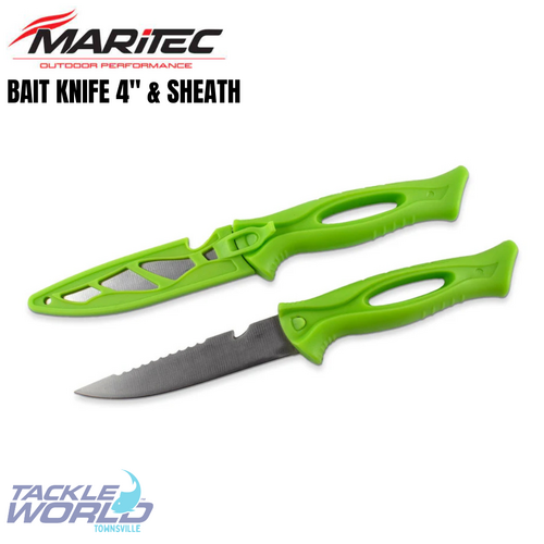 Maritec Bait Knife 4" & Sheath