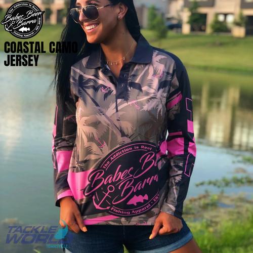 Babes Beer Barra Coastal Camo Berry Breeze XS