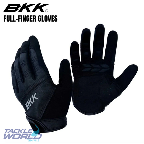 BKK Full Finger Glove Black [Size: M]