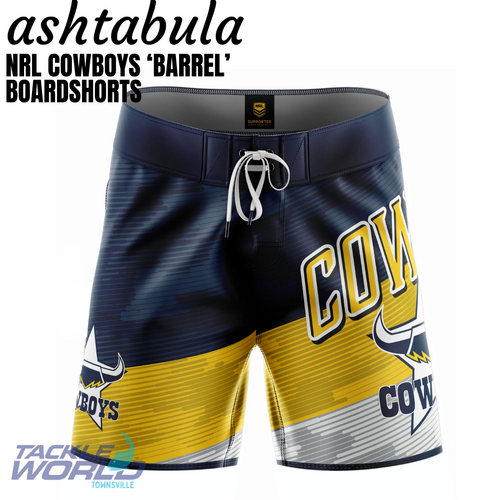 Board Shorts NRL Cowboys Barrel [Size: S]