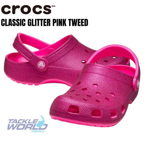 Crocs Classic Kids Glitter Pink Tweed C4