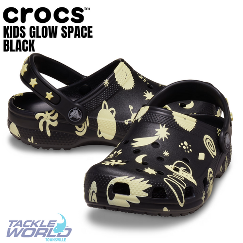 Crocs Classic Kids Glow Space Black C4