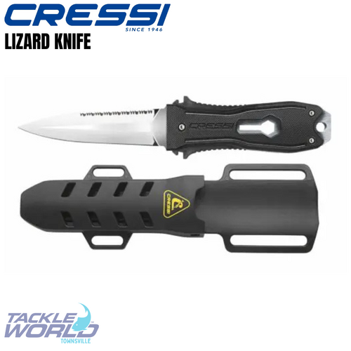 Cressi Knife Lizard Black