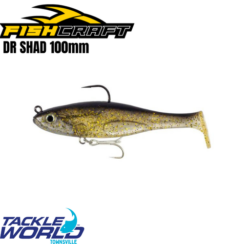 Fishcraft Dr Shad 100 Black & Gold