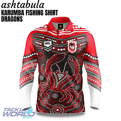 Karumba Fishing Shirt Dragons [Size: S]