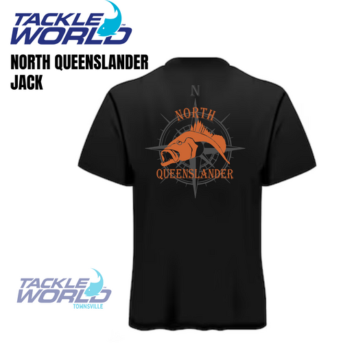 North QLDer Tee Black Jack [Size: S]