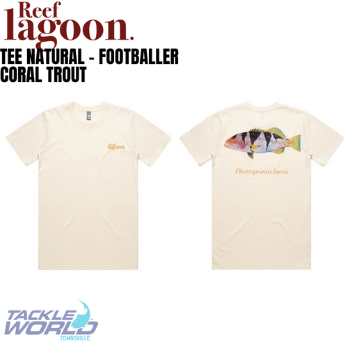 Reef Lagoon Tee Footballer Trout Natural [Size: S]