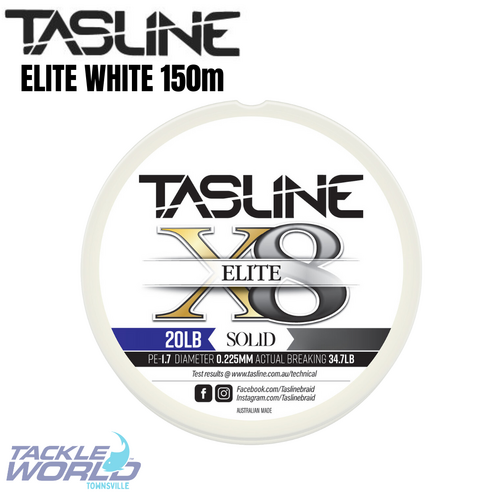 Tasline Elite White 20lb 150m