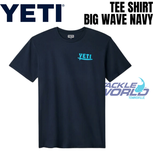 Yeti Tee Big Wave NVY S